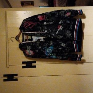 Artful Dodger ‘Cutter Boys’ Wolf Embroidered Hoodie zipper jacket 2xl